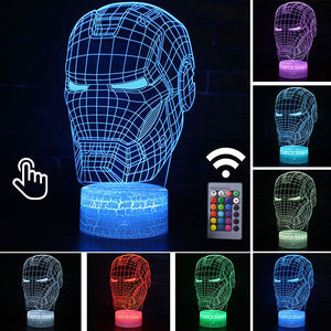 IRON MAN Illusion LED Light Lamp