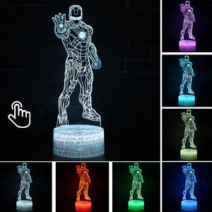 IRON MAN Illusion LED Light Lamp