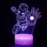 IRON MAN Illusion LED Light Lamp