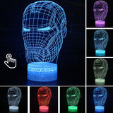 IRON MAN Illusion LED Light Lamp