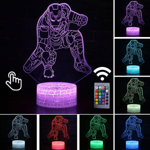 IRON MAN Illusion LED Light Lamp