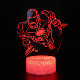 IRON MAN Illusion LED Light Lamp