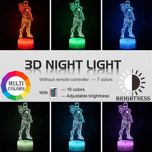 IRON MAN Illusion LED Light Lamp