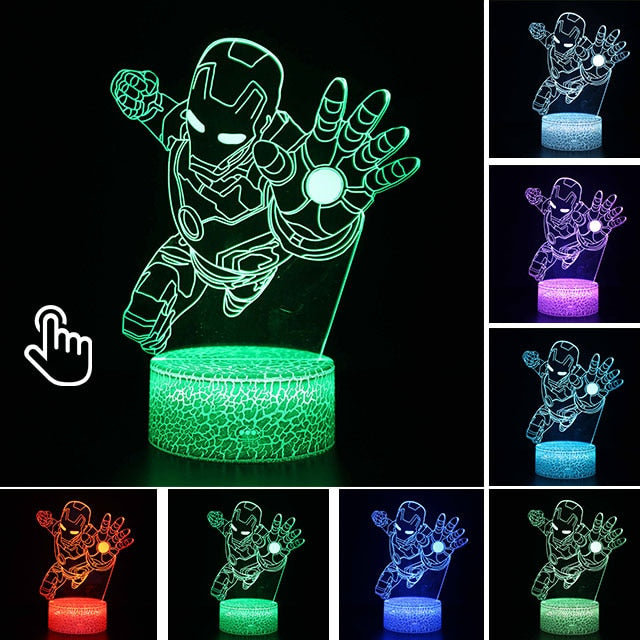 IRON MAN Illusion LED Light Lamp