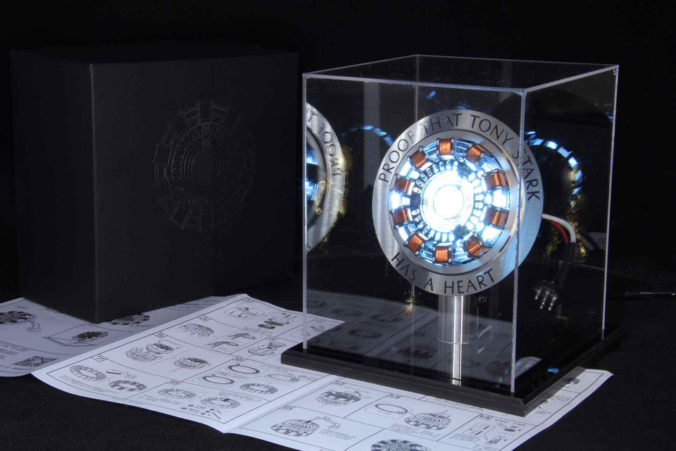 Iron Man Arc Reactor Remote Light DIY Kit with Display Box