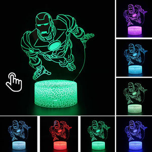 IRON MAN Illusion LED Light Lamp