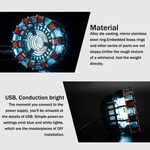 Iron Man Arc Reactor Remote Light DIY Kit with Display BOX⭐⭐⭐⭐⭐1467 Reviews