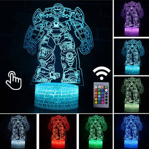 IRON MAN Illusion LED Light Lamp