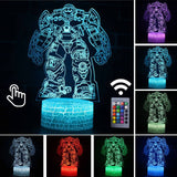 IRON MAN Illusion LED Light Lamp