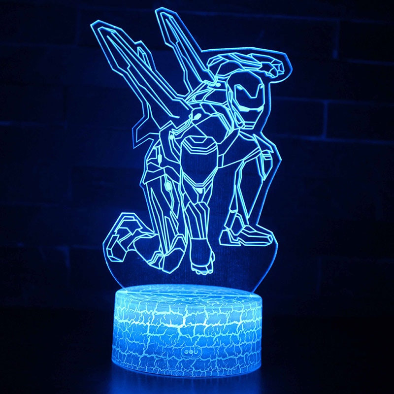 IRON MAN Illusion LED Light Lamp