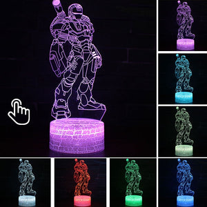 IRON MAN Illusion LED Light Lamp