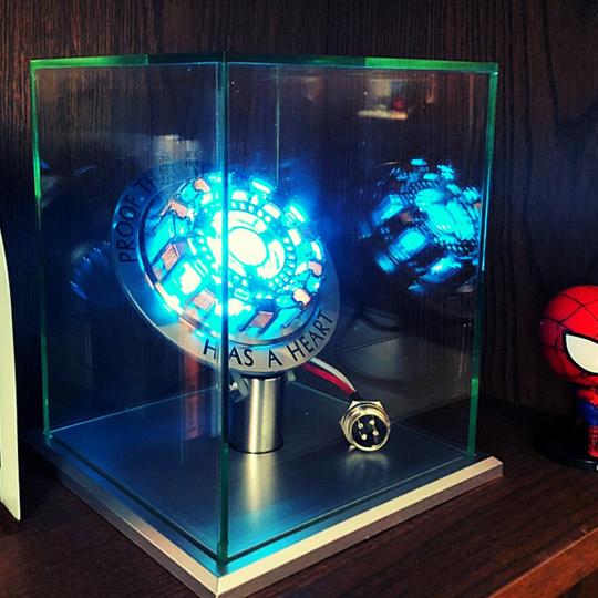 Iron Man Arc Reactor Remote Light DIY Kit with Display Box